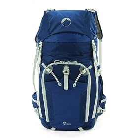 Lowepro Rover Pro 45L AW Digial SLR Camera Backpack Case (Galaxy Blue/Light Grey)