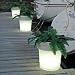 Patio Living Concepts 00881 GardenGlo Illuminated Fluorescent Planter in Frost
