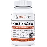 #1 Candida Cleanse and Support Supplement - High Potency 4-in-1 Natural Candida Complex for Yeast Infection and Overgrowth with Caprylic Acid, Oregano Oil, Cellulase and Black Walnut - 60 Capsules