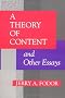 A Theory of Content and Other Essays
