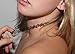 BeWild Brand® Set of 5 Vintage Stretch Retro Henna Elastic Tattoo Choker Necklaces