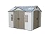 Lifetime 60001 8-by-10-Foot Outdoor Storage Shed