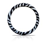 BDK SW-902-WH Zebra Steering Wheel Cover