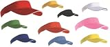 from MB CAPS SPORTS SUN VISOR SANDWICH PEAK GOLF TENNIS CAP HAT - 12 COLOURS
