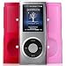 iSkin ISKN4GCRU 4G iPod Nano Silicon Skin Protector - Cruise (Red/Clear/Pink)