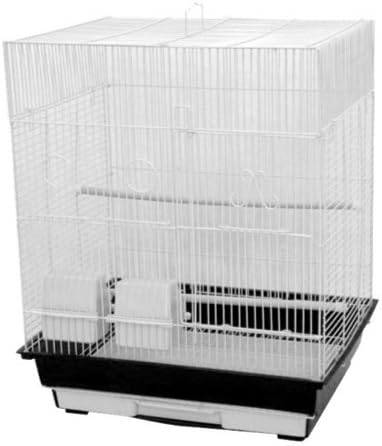 A and E Cage Company 18"x14" Flat Top Cage - Charcoal, Case of 4