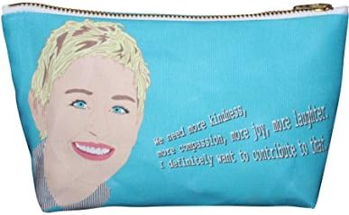 Ellen DeGeneres Pop Zipper Pouch and Makeup Bag