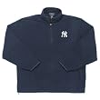 New York Yankees MLB Glacier" Fleece Pullover Sweatshirt (Navy Blue)"
