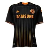adidas Chelsea Away Jersey 10/11 - Black/Nu Orange