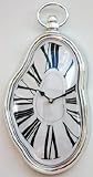 Salvador Dali Style Surrealist Melting Wall Clock