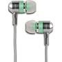 Coby CVEM76GRN High-Performance Isolation Stereo Earphones (Green)