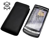 Samsung i8910 Omnia HD Leder Etui Tasche Ledertasche  (Schwarz) Original SunCase