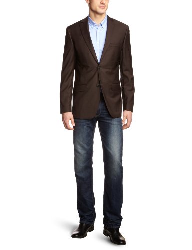 N3425B Herren Anzugs Sakko Gr. 98 Braun dark brown 202 N3425B Herren Anzugs Sakko Gr. 98 Braun dark brown 202