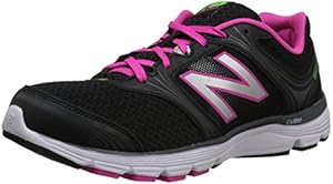 New Balance Women's W850V1 Running Shoe,Black/Pink,8 B US