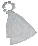 White Headpiece Veil for First Holy Communion or Flower Girl
