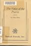 The Voice of the Prairie (A Play)