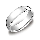 Men'sPlatinum6mmComfortFitWeddingBandRing,Size10