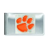 Clemson University Stainless Steel Money Clip