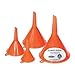 Funnel Set, 3/4 oz., 2 oz., 6 oz., 10 oz.