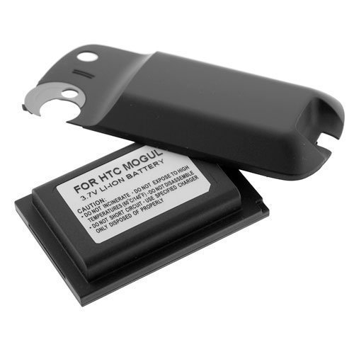 HTC Sprint Mogul, Verizon XV6800, Alltel PPC6800, Qwest Mogul Smartphone Extended Lithium-Ion Battery with Black Door