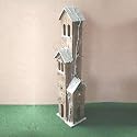 XL Deko Vogelhaus Kirche Landhaus Holz 120 cm