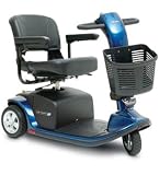 Pride Mobility Victory 9 3-Wheel Scooter, Viper Blue : Lightweight Mobility Scooters. Picture