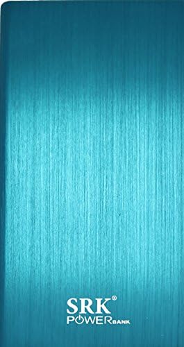 External Battery Charger Portable Power Bank, Brushed Aluminum, 10000mAh with Dual USB compact Lithium Charger with LED flash light for iPhone 6 6 plus 5S 5C 5 4S, iPad Air mini, Galaxy S5 S4 S3, Note 3 2, Tab 4 3 Pro, HTC Best Valentine Gift under $40(Blue)