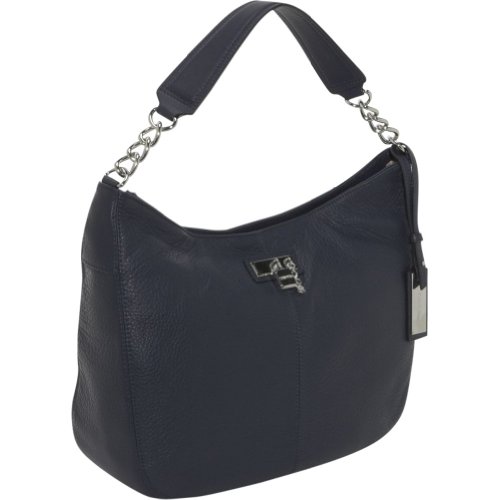 Calvin Klein Vienna Leather Lock Hobo