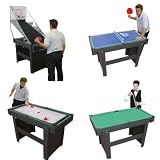 4 in 1 Games Table (Pool - Table Tennis - Hockey - Basketball)