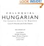 Colloquial Hungarian: A Course for Beginners (Colloquial Series)