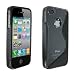 Black And Clear Designer S-Line Silicone Gel Case Cover For...