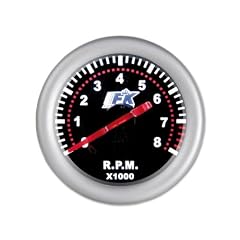 FK-Automotive Zusatzinstrument Drehzahlmesser Serie 2 Universal, verspiegelt/wei� (1)
