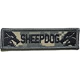 Sheepdog 1x3.75 inch Military Patch / Morale Patch - Multiple Colors