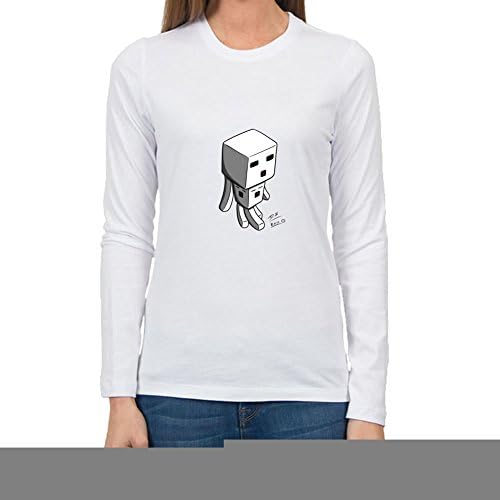 Real Zombie Mob Painting Women Creative T-shirt - Large - Electric White