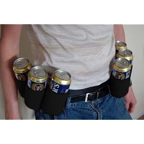 Festive Essentials - Beer Belt made of neoprene to keep cans or bottles cold
