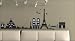 Paris France Cityscape Eiffel Tower Wall Mural Decals