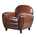 BEST David Club Chair, Hazelnut