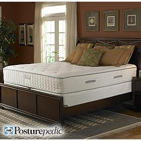 Springport Firm Cal King Sealy Posturepedic Mattress set 2-pc Box Spring Included by Costco