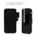 iPhone SE, iPhone 5S iPhone 5, Carbon Fiber Textured Black Heavy Duty Hybrid 3 Layer Belt Clip Holster Case for Apple iPhone 5S iPhone 5 iPhone SE by Cazle