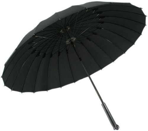 和傘 24本骨傘 蛇の目風 和傘 番傘　黒