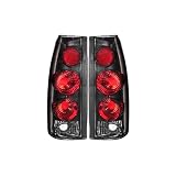 AnzoUSA 211154 Dark Smoke 3D Style Taillight for Chevrolet GM Truck - (Sold in Pairs) by AnzoUSA