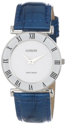 Jowissa Women's J2.011.M Roma Colori 30 mm Blue Leather Roman Numeral Watch