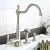 Brushed Nickel Single Handle Kitchen Faucet with Sprayer plus Soap Pump