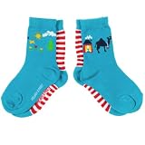POLARN O. PYRET 2-PACK LANDSCAPE & MICRO STRIPE SOCKS (BABY)