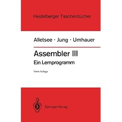 ASSEMBLER III (Heidelberger Taschenba1/4cher)