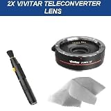 Nikon D3x 2x Teleconverter (4 Elements) + DIGI Microfiber Cleaning Cloth + Vivitar Lens Cleaning Pen.