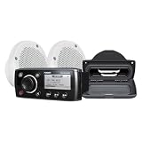 Fusion MS-RA200KTSD AM FM Stereo with Speakers and iPod Dock by Fusion