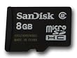 SanDisk 8GB microSD Card with Adapter