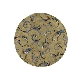 Corinth Area Rug, 7'9ROUND, BEIGE by Home Decorators Collection