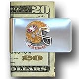 NFL Sculpted and Enameled Pewter Moneyclip - San Francisco 49ers